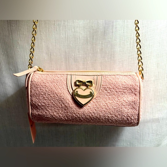 NEW Juicy Couture Blush Pink Roll Crossbody Bag - Picture 7 of 10